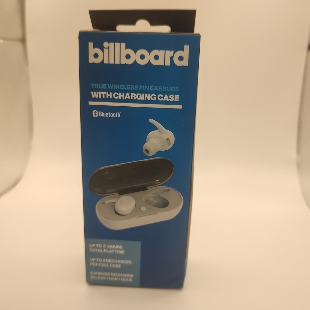 Billboard Bluetooth True Wireless Fin Earbuds with Charging‎ Case
